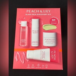 NIB Peach & Lily Glass Skin Discovery Kit Niacinamide Hyaluronic Acid K-Beauty